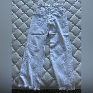 Zara Crisp White Denim jeans
